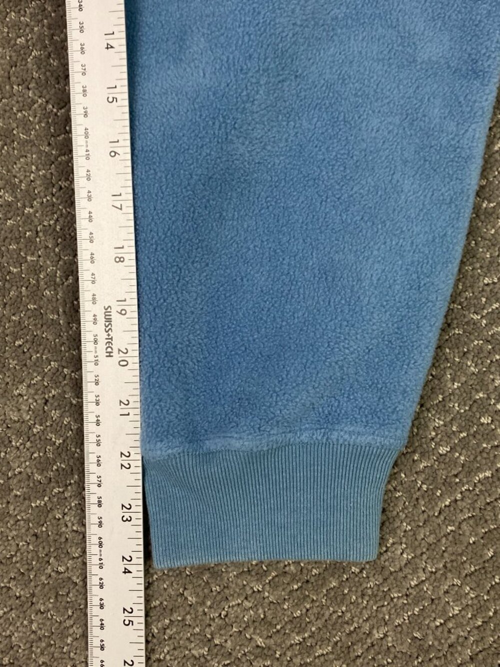 Vintage Y2K GAP Fleece Hoodie Mens XL Light Blue Pullover - Picture 16 of 16